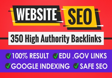 350+web2.0 Backlink in your website hompage with HIGH DA/PA/TF/CF with unique websites
