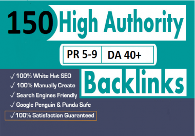 CREATE MANUALLY DA 35+ PA35+ web 2.0 150 Powerful BACKLINKS 150 unique site
