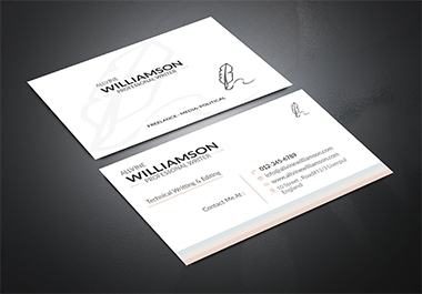 I will design professional creative minimalist business card