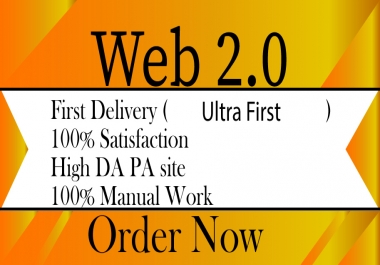 I will create 10 web 2. 0 high authority Dofollow web research backlinks