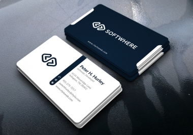 I will design unique dual sided business card print ready files
