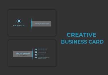 I will do Your Creative Business Card Design