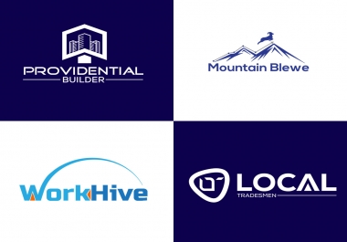 I will design up to 5 minimalist modern logo design concepts