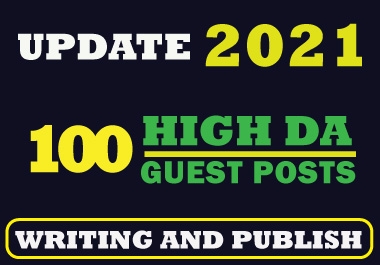 I will write and publish 25 guest posts and 30 profile creation backlink on high DA sites