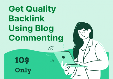 I will do the most effective niche relevant blog commenting for high-quality backlinks.