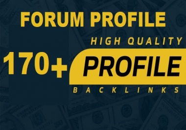 Create 170+ Forum Profile Backlinks