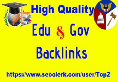 High Quality 220 Edu and Gov Redirect Backlinks