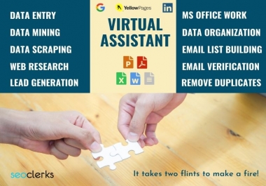 I will be Your VIRTUAL ASSISTANT as an EXTRA HAND for Your Business growth