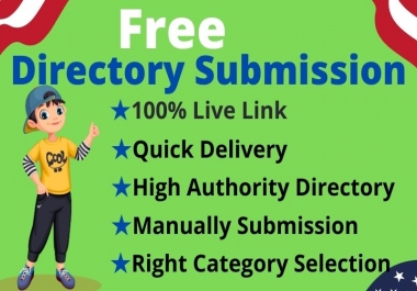I will Create 300 High Authority Directory Submission Manually