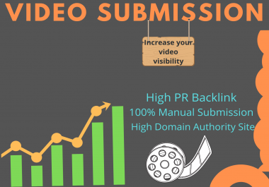 Manually upload or submit video on top 20 video submission sites