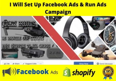 I will be your Facebook ads manager.