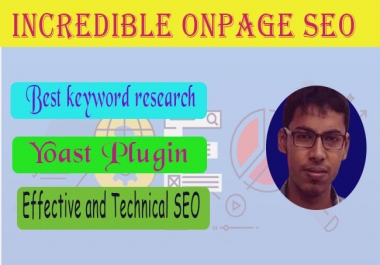 I will do Incredible One Page SEO