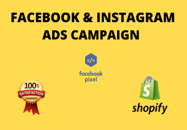 I will run facebook ads campaign and instagram ads campaign