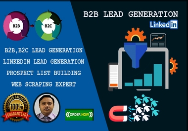 I will do B2B Lead Generation and Prospect List Building to boost sales