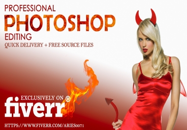 I will do photoshop editing background removal and retouching