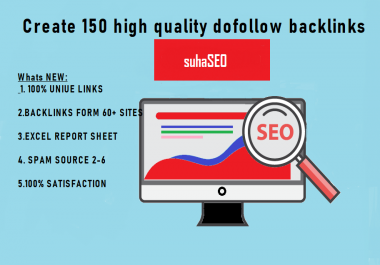 I will create 200 Dofollow backlinks to Rank you up on top