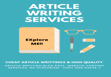 I will write 600-800 words engaging article or post for your website or blog.
