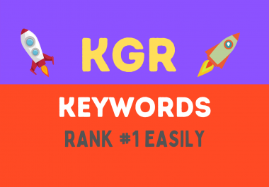 20 KGR Keyword Research for Easy Ranking Guaranteed