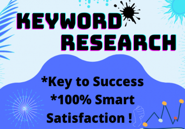 I will do keyword research in a special way.