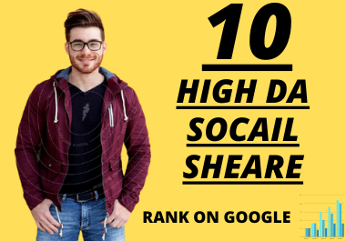 I will do 10 social bookmarking Submission on high DA sites