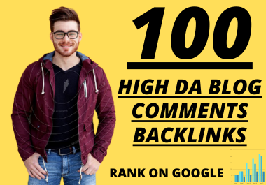 I will do provide manual 100 blog comments backlinks on high quality sites