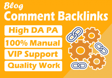 I will do Manually 300 do follow blog comments backlinks for your website