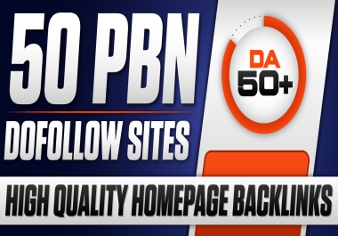 I will provide 50 PBN on DA 70-50 website by Off page SEO