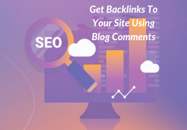 I will create backlinks using blog comments