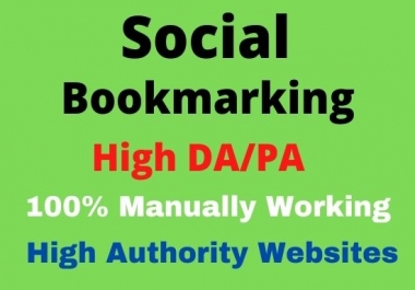 I will Manually 20 Social Bookmarking Backlinks For your website ranking