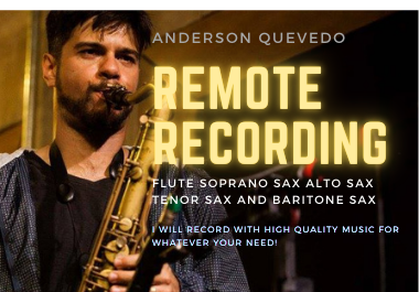 Need some saxophones or flutes for your music I will remote record them for you