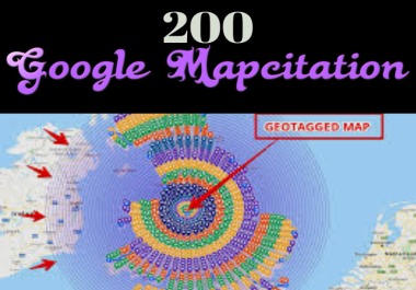 I will do 200 google point map citations for local SEO with live link