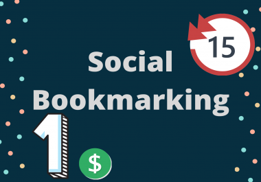 I will do 15 Social Bookmarks For your Website On High Authority Websites