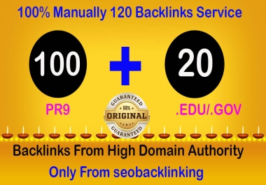 I Will Create 100 pr9 20 edu,  Gov High Authority Safe seo Backlinks From White Hat SEO