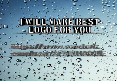 I will make best logo for you as your requirement.