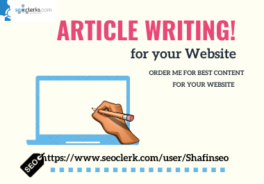I will write 1000 words unique SEO article, blog, content writing for your niche