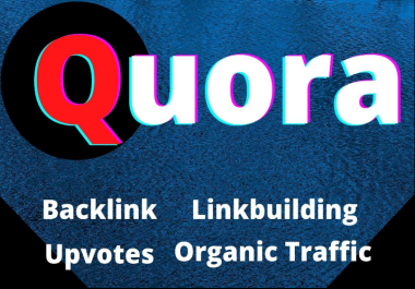 Promote your website & Niche with 12 High Quality Quora Backlinks
