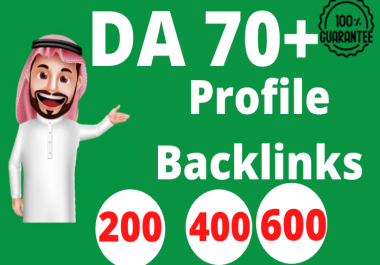 200 Profile Backlinks High Authority SEO Dofollow to Rank Your Website