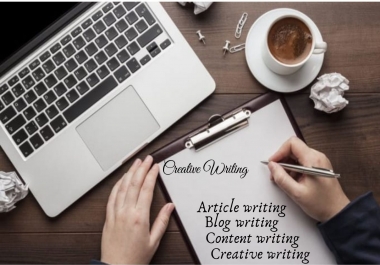I will write creative content on any topic