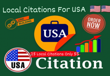 I Will Do 25 Local Citations Or Local Listings For USA Business