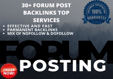 I will create HQ forum posting usually niche and general
