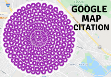 I will create 10,000 google maps citations for ranking gmb local SEO listings