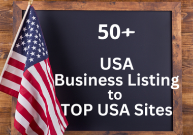 I'll Create 50 USA Business Listing to top Sites