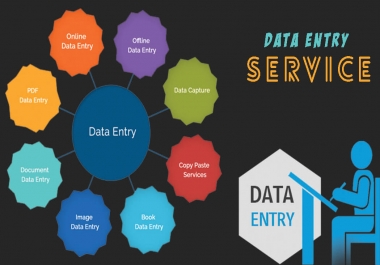 I will do data entry,  copy paste,  web research,  data mining and excel data entry