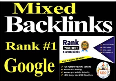 I will create 100 mix backlinks