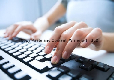I Will Do Any Kind of Copy Paste and Typing Work of 15 pages