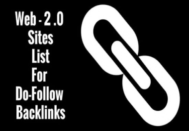 I will provide super web 2 0 blog post and SEO backlinks