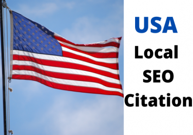 I will do USA or others 100 live local citations for any business