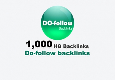 HQ Baclink - 1.000 do-follow backlinks