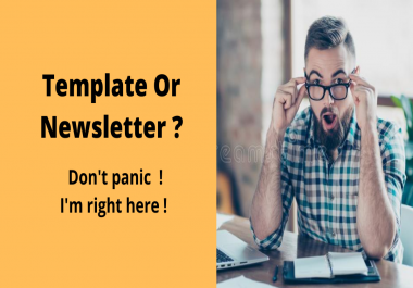 I will design a fabulous responsive html email template or newsletter