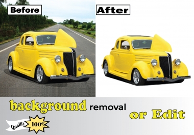 I will do bulk or background removal and fast retouching any product